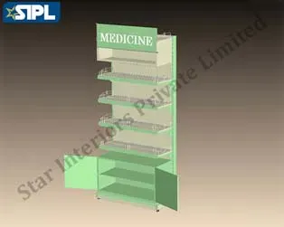 Pharmacy Rack In Najafgarh Road Industrial Area
