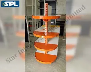 Supermarket Double Sided Center Display Rack In Palidevad